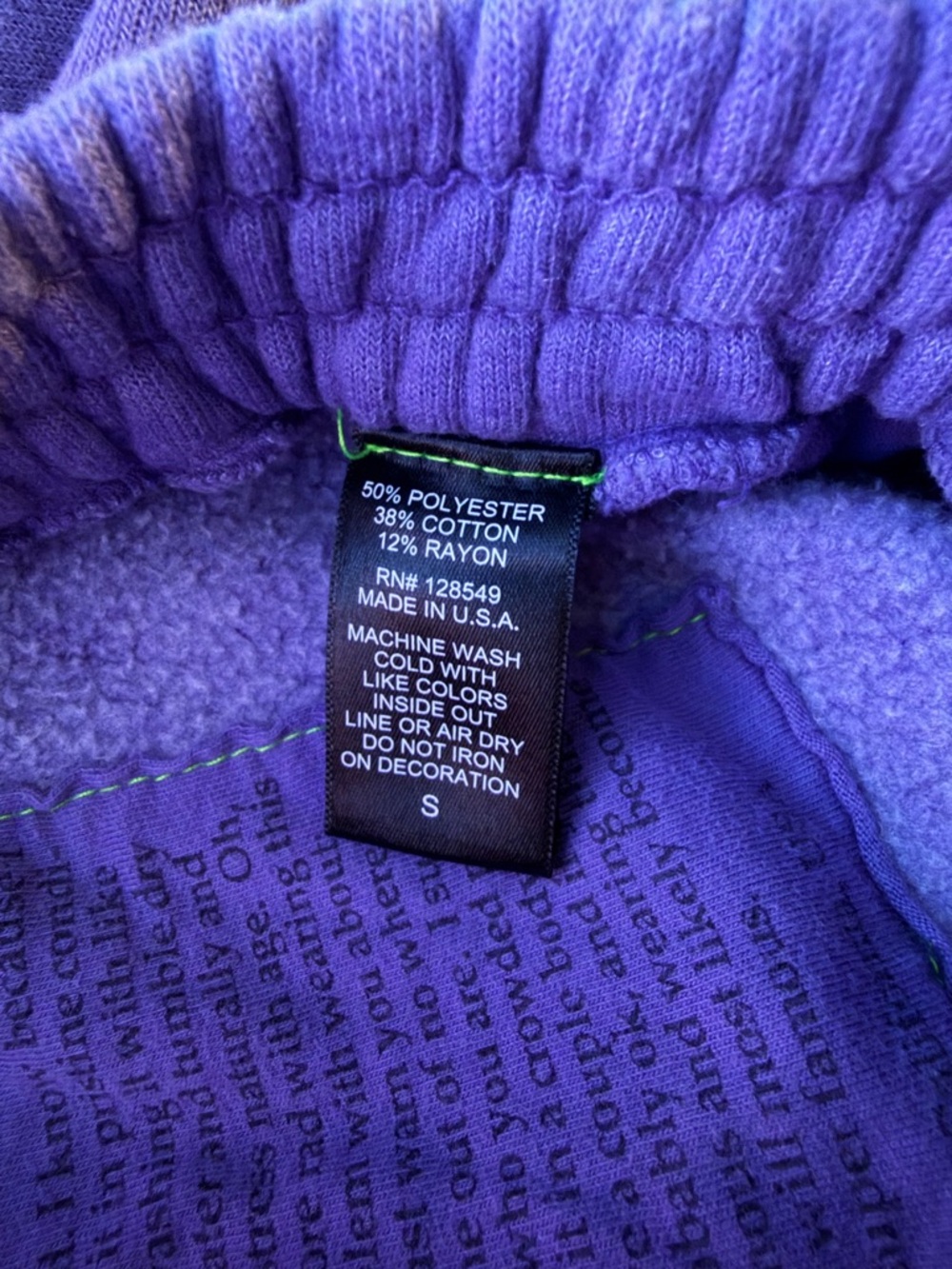 Aviator Nation Faded Grape Essential Wide-Leg Sweatpants - Picture 10 of 12